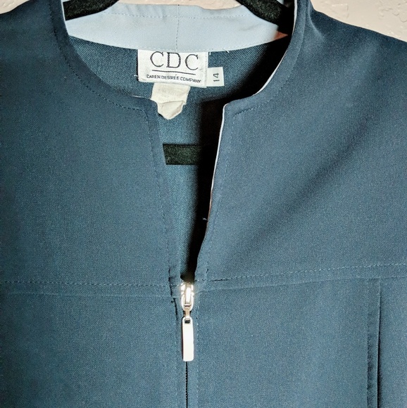 CDC Caren Desiree Company navy jacket size 14 - Picture 5 of 8